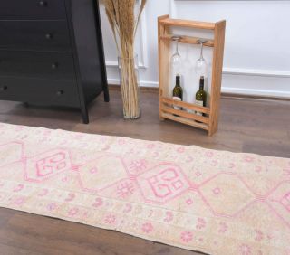 Vintage Runner Shabby Chic Anatolian Rug - Thumbnail