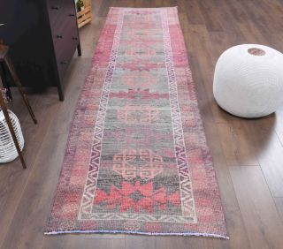 1950's Antique Runner Rug - Thumbnail