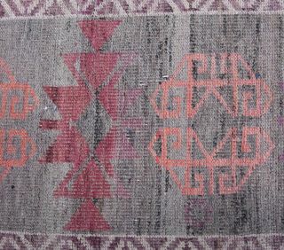 1950's Antique Runner Rug - Thumbnail