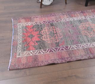 1950's Antique Runner Rug - Thumbnail