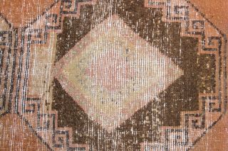 Vintage Oushak Runner Rug - Thumbnail