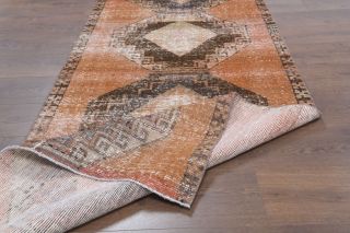 Vintage Oushak Runner Rug - Thumbnail