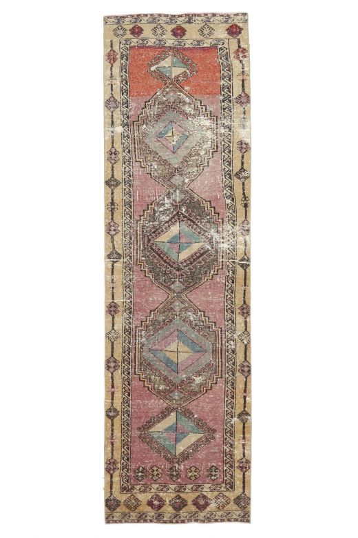 Vintage Oushak Runner Rug