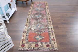 Vintage Oushak Runner Rug - Thumbnail