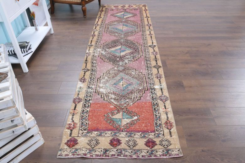 Vintage Oushak Runner Rug