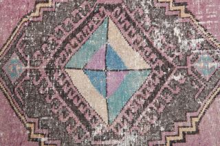 Vintage Oushak Runner Rug - Thumbnail