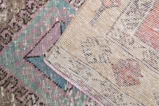 Vintage Oushak Runner Rug - Thumbnail