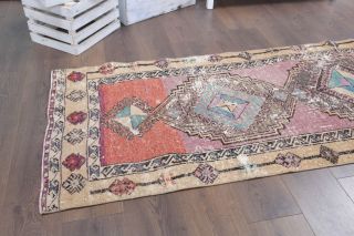 Vintage Oushak Runner Rug - Thumbnail