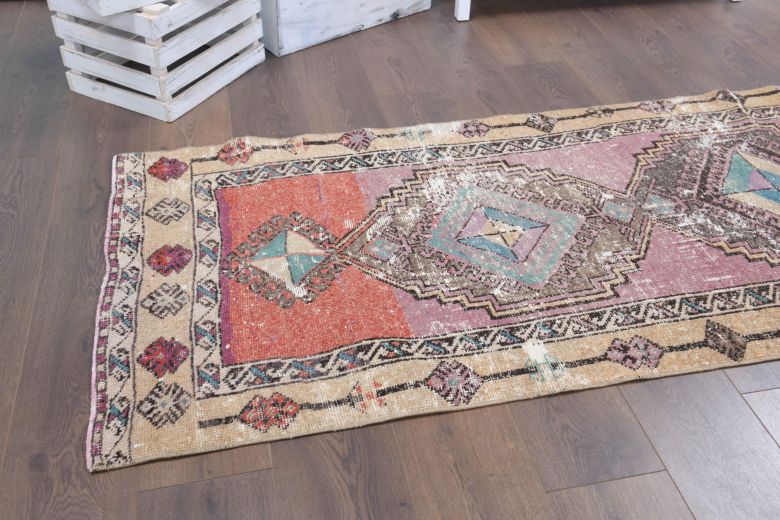 Vintage Oushak Runner Rug