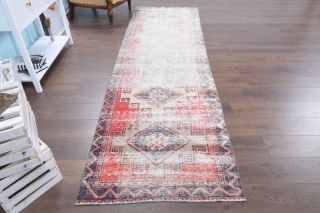 Distressed Vintage Runner Rug - Thumbnail