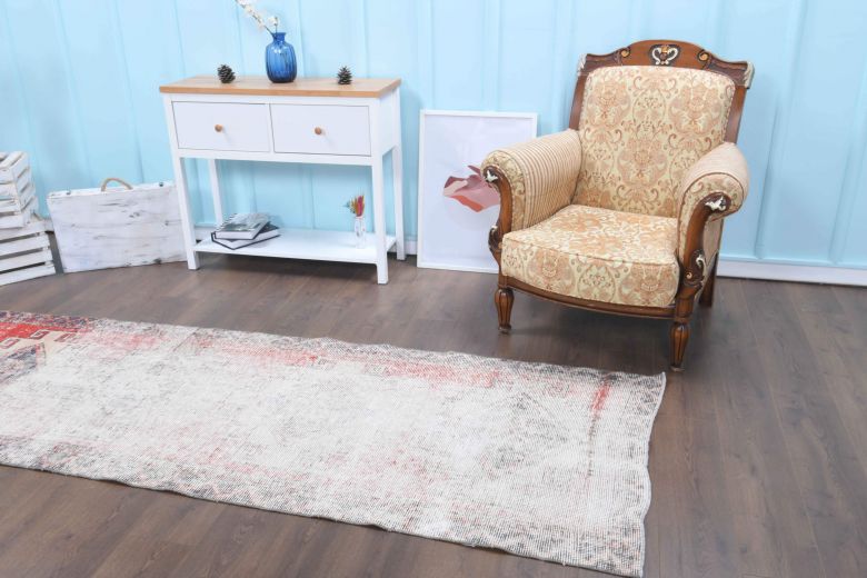 Distressed Vintage Runner Rug