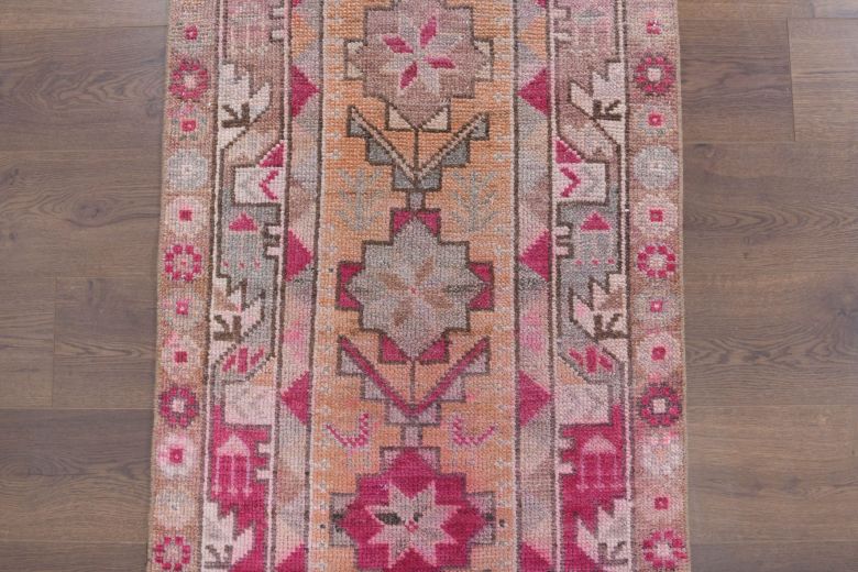 Turkish Vintage Runner Rug - 32798