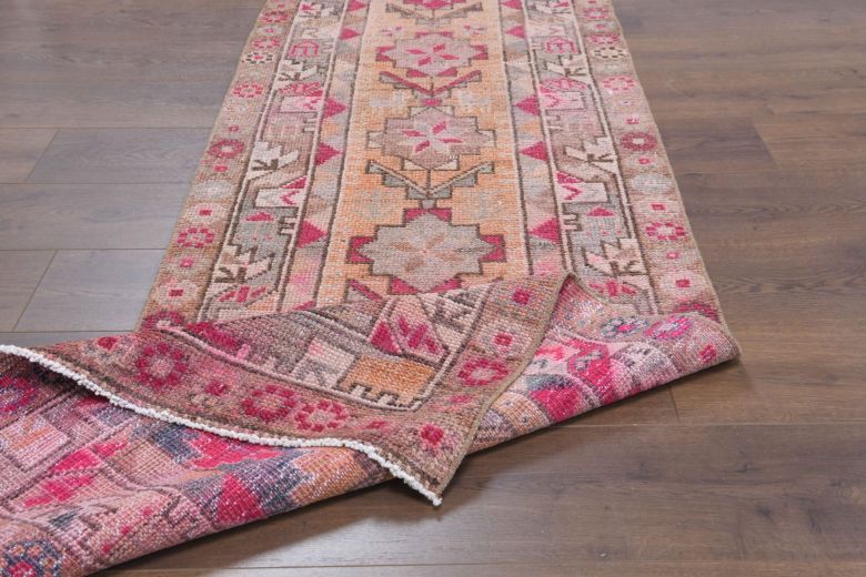 Turkish Vintage Runner Rug - 32798