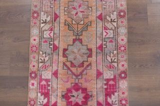 Turkish Anatolian Vintage Runner Rug - 32798 - Thumbnail
