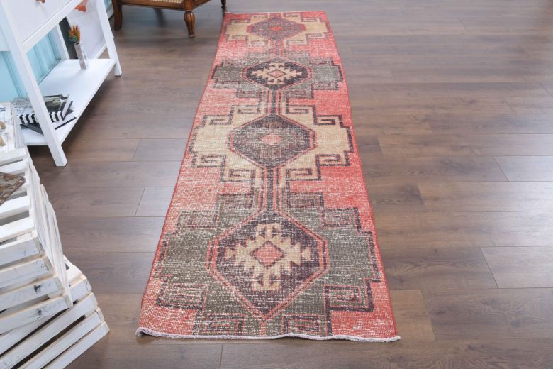 Red Vintage Runner Rug