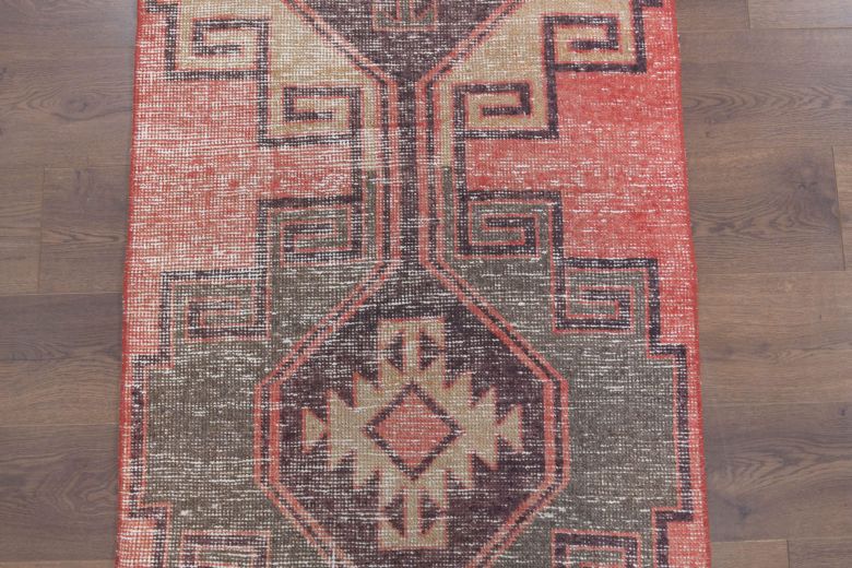 Red Vintage Runner Rug