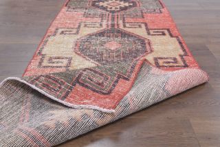 Red Vintage Runner Rug - Thumbnail