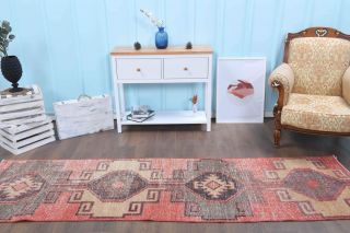 Red Vintage Runner Rug - Thumbnail