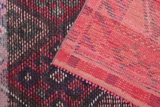 Hand-Knotted Vintage Runner Rug - Thumbnail