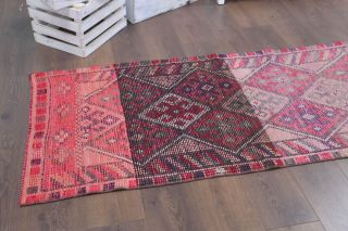 Hand-Knotted Vintage Runner Rug - Thumbnail