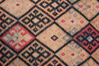 Hand-Knotted Vintage Runner Rug - Thumbnail