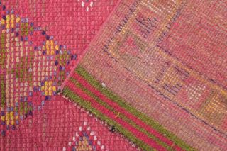 Hand-Knotted Vintage Runner Rug - Thumbnail