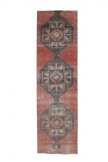 Red Vintage Runner Rug - Thumbnail