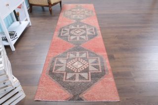 Red Vintage Runner Rug - Thumbnail