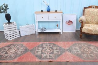 Red Vintage Runner Rug - Thumbnail