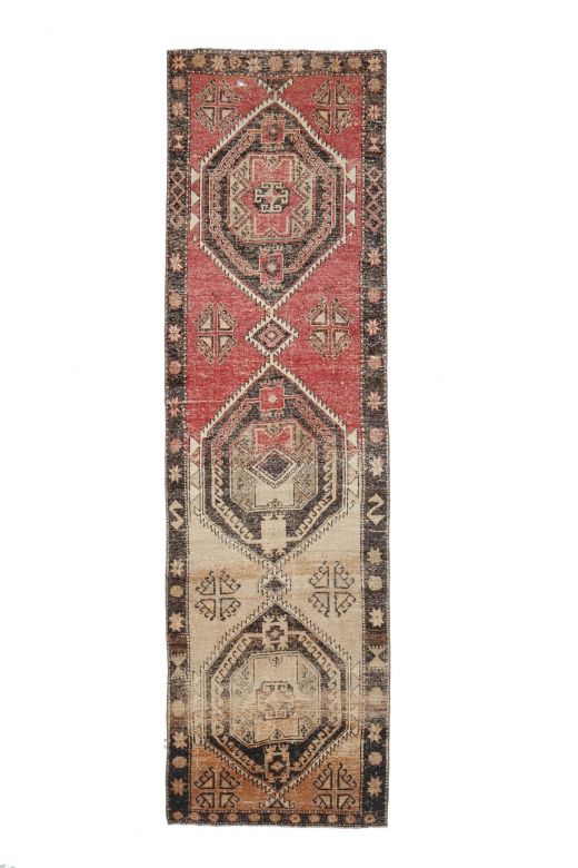 Oushak Vintage Runner Rug