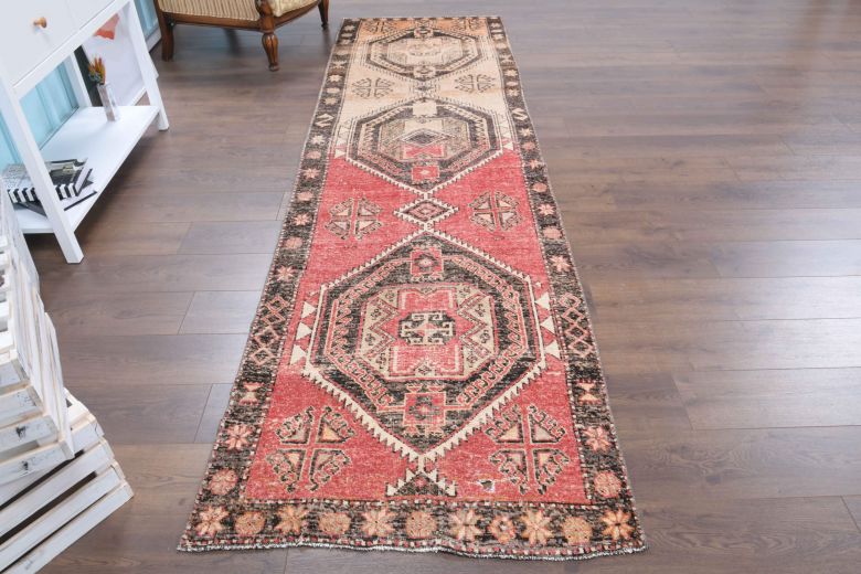 Oushak Vintage Runner Rug