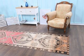 Oushak Vintage Runner Rug - Thumbnail