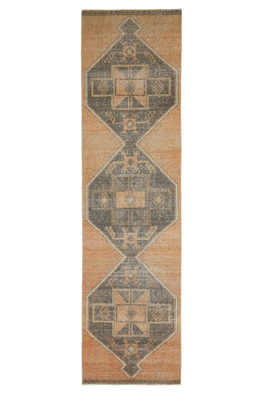 Oushak Vintage Runner Rug