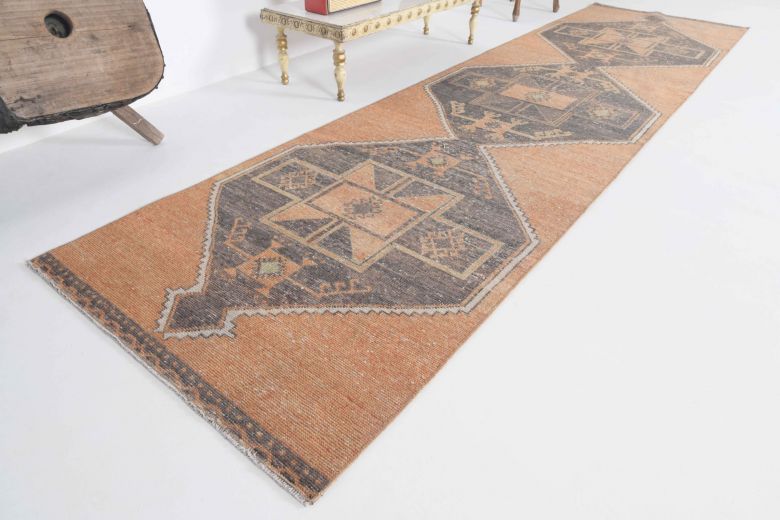 Oushak Vintage Runner Rug