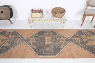 Oushak Vintage Runner Rug - Thumbnail