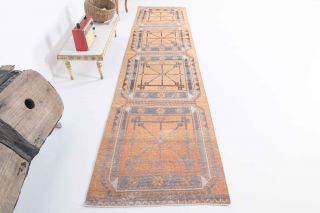 Oushak Vintage Runner Rug - Thumbnail