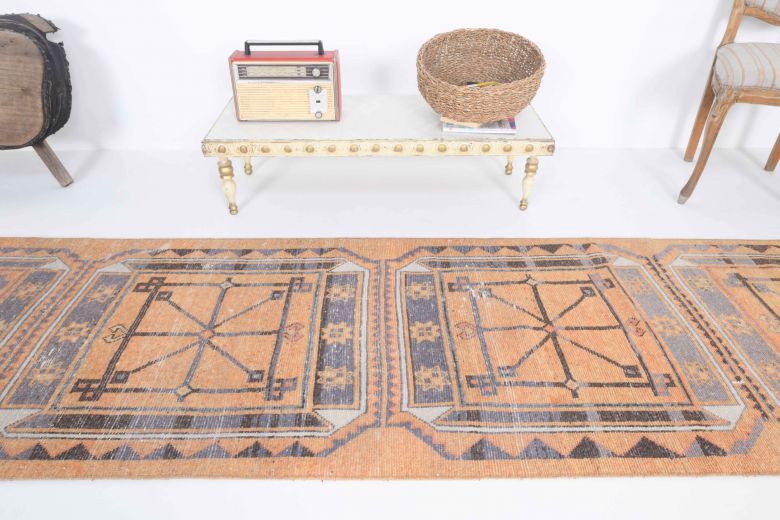 Oushak Vintage Runner Rug