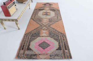 Turkish Vintage Runner Rug - Thumbnail