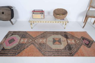 Turkish Vintage Runner Rug - Thumbnail