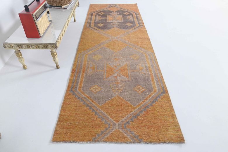 Vintage Oushak Runner Rug