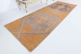 Turkish Vintage Runner Rug - Thumbnail