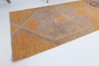 Vintage Oushak Runner Rug - Thumbnail
