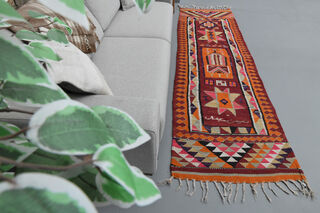 Tasseled Vintage Runner Rug - Thumbnail