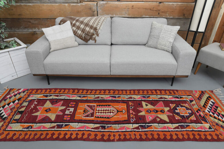 Tasseled Vintage Runner Rug