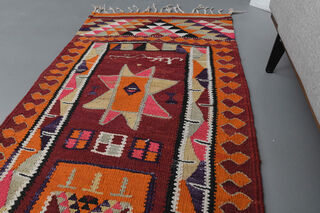 Tasseled Vintage Runner Rug - Thumbnail