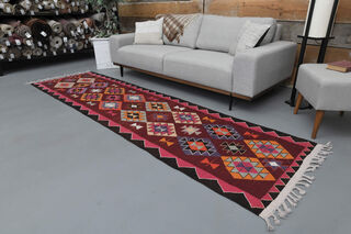 Flatweave Vintage Runner Rug - Thumbnail