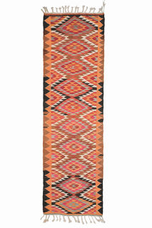 Flatweave Vintage Runner Rug - Thumbnail