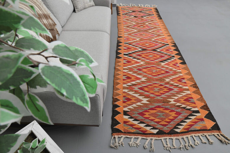 Flatweave Vintage Runner Rug