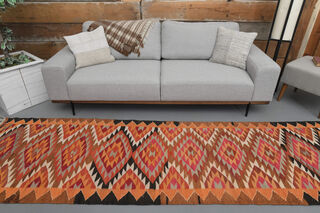 Flatweave Vintage Runner Rug - Thumbnail