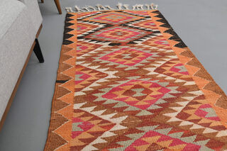 Flatweave Vintage Runner Rug - Thumbnail